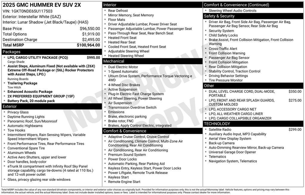 gmc hummer ev 2025 1GKT0NDE6SU117503 image gmc hummer ev 2025 1GKT0NDE6SU117503 image